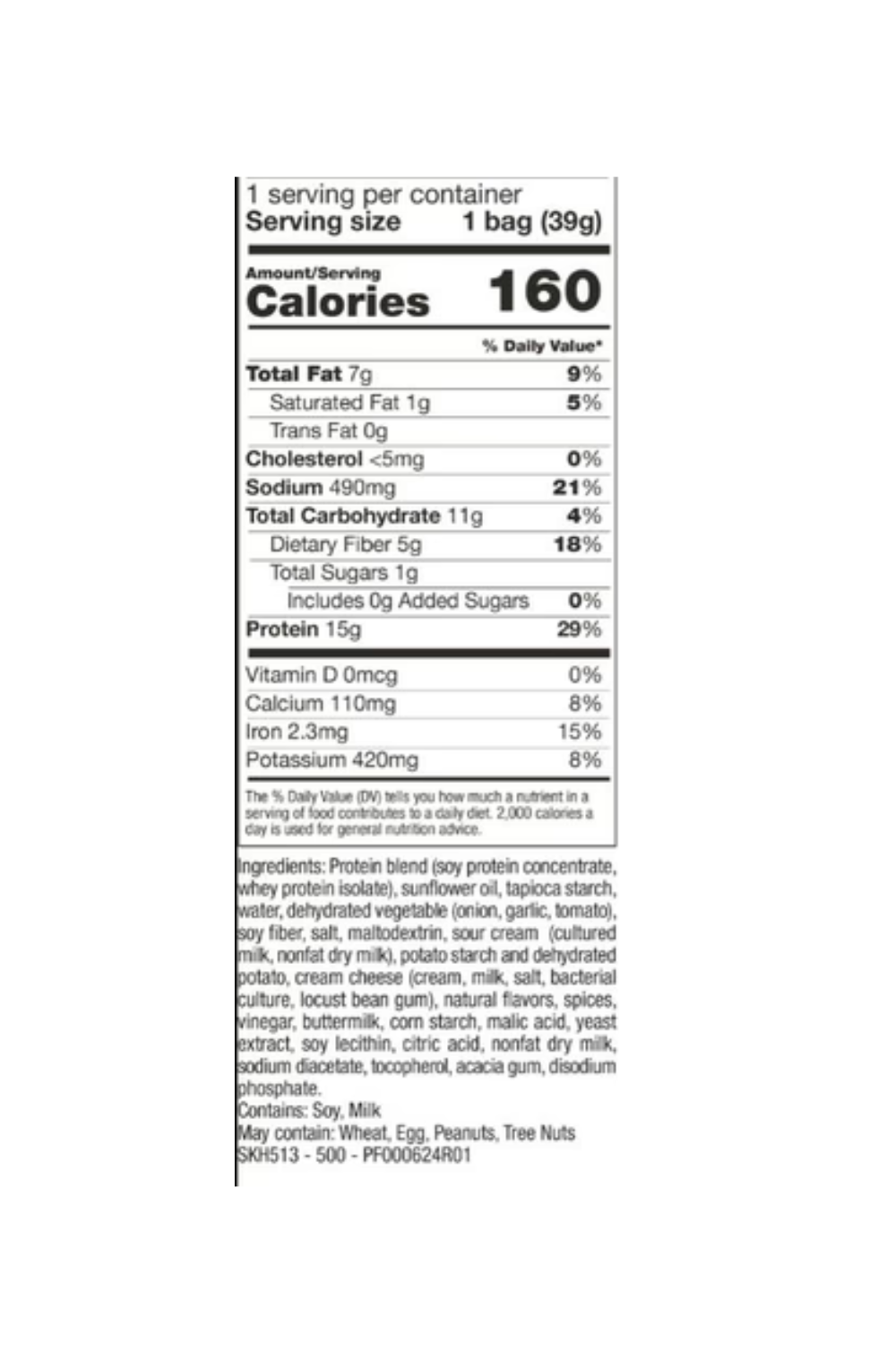 Ranch Protein Chips