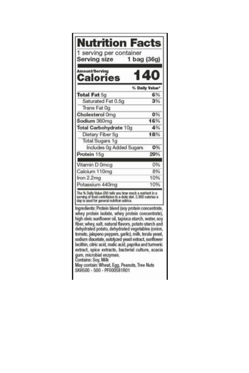 Spicy Nacho Protein Chips