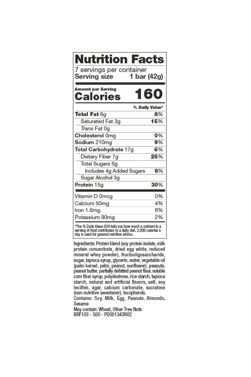 Fluffy Nutter Protein Bar