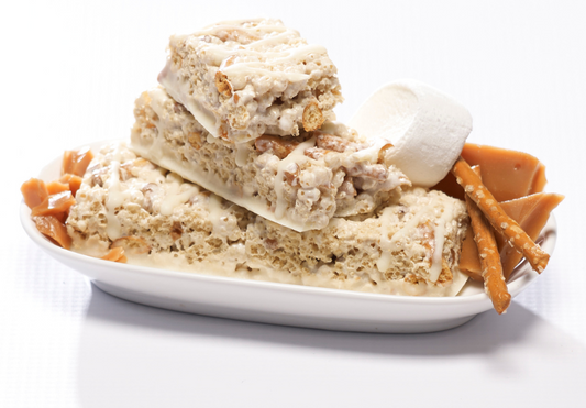 Salted Toffee Pretzel Bar